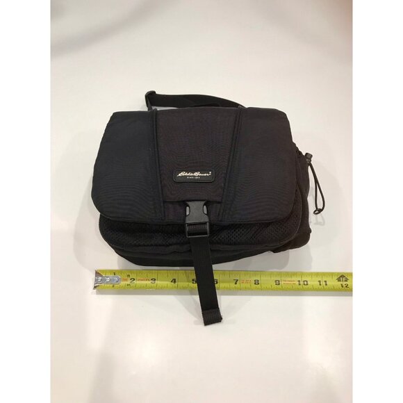 Eddie Bauer Messenger Bag Black Ajustable straps and many pockets - Picture 5 of 11